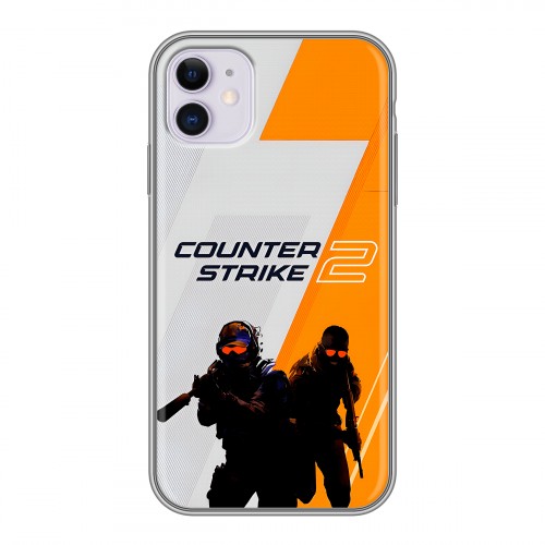 Дизайнерский силиконовый чехол для Iphone 11 Counter Strike