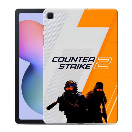 Дизайнерский силиконовый чехол для Samsung Galaxy Tab S6 Lite Counter Strike