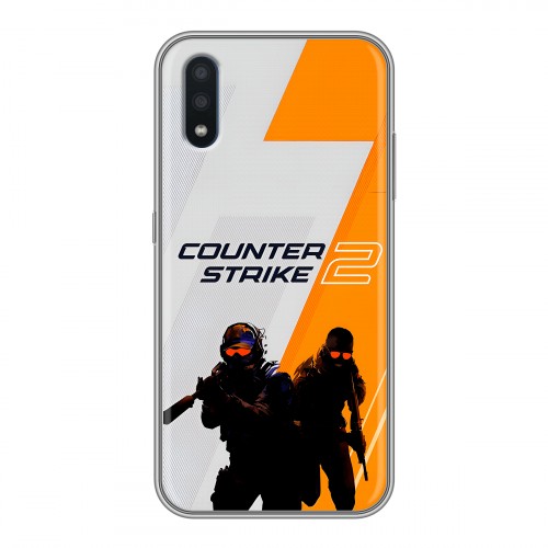 Дизайнерский силиконовый чехол для Samsung Galaxy M01 Counter Strike
