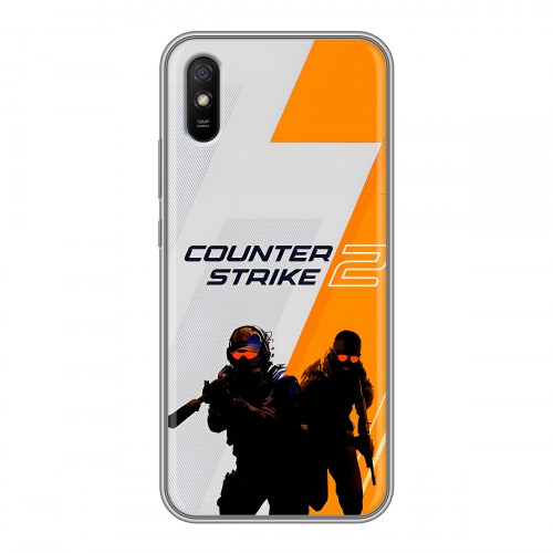 Дизайнерский силиконовый с усиленными углами чехол для Xiaomi RedMi 9A Counter Strike