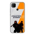 Дизайнерский силиконовый чехол для Xiaomi RedMi 9C Counter Strike
