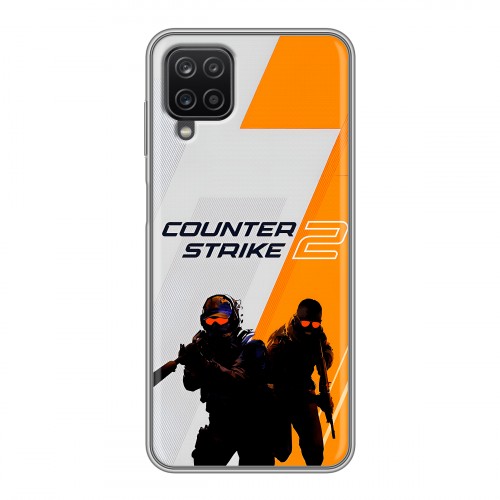 Дизайнерский силиконовый чехол для Samsung Galaxy A12 Counter Strike