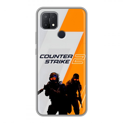 Дизайнерский силиконовый чехол для OPPO A15 Counter Strike