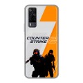 Дизайнерский пластиковый чехол для Vivo Y31 Counter Strike