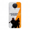 Дизайнерский силиконовый с усиленными углами чехол для Nokia G20 Counter Strike