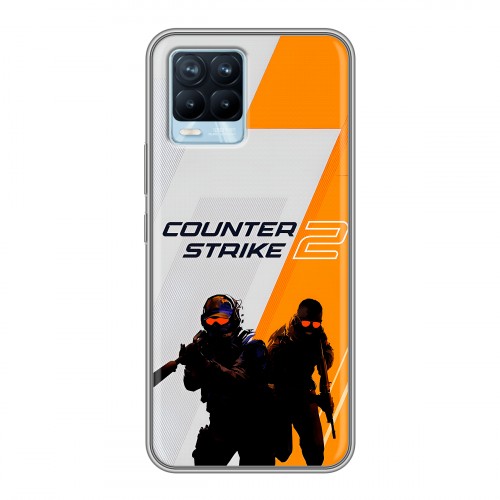 Дизайнерский силиконовый чехол для Realme 8 Counter Strike