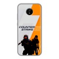 Дизайнерский силиконовый чехол для Nokia C20 Counter Strike