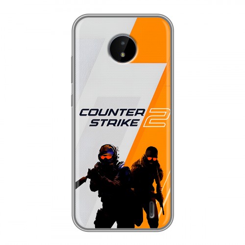 Дизайнерский силиконовый чехол для Nokia C20 Counter Strike