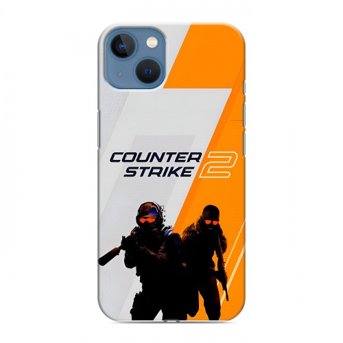 Дизайнерский силиконовый чехол для Iphone 13 Counter Strike