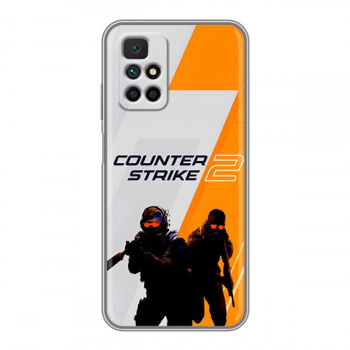 Дизайнерский силиконовый чехол для Xiaomi Redmi 10 Counter Strike
