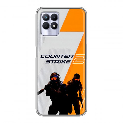 Дизайнерский силиконовый чехол для Realme 8i Counter Strike
