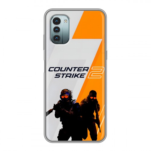 Дизайнерский силиконовый чехол для Nokia G11 Counter Strike