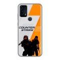Дизайнерский пластиковый чехол для TCL 20B Counter Strike