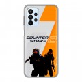 Дизайнерский силиконовый чехол для Samsung Galaxy A23 Counter Strike