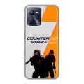 Дизайнерский силиконовый чехол для Realme C35 Counter Strike