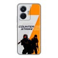 Дизайнерский силиконовый чехол для Vivo T1 Counter Strike