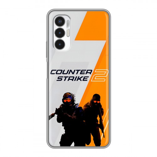 Дизайнерский силиконовый чехол для Tecno Pova 3 Counter Strike