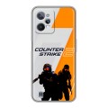 Дизайнерский силиконовый с усиленными углами чехол для Realme C31 Counter Strike