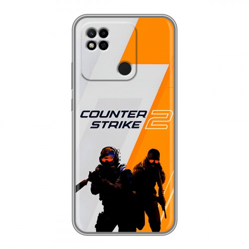 Дизайнерский силиконовый чехол для Xiaomi Redmi 10A Counter Strike