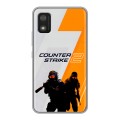 Дизайнерский силиконовый чехол для Itel A17 Counter Strike