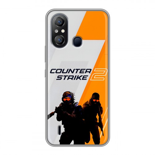 Дизайнерский силиконовый чехол для Itel A49 Counter Strike