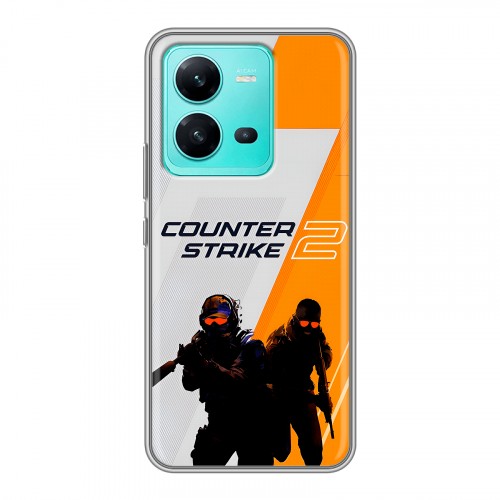 Дизайнерский пластиковый чехол для Vivo V25 Counter Strike