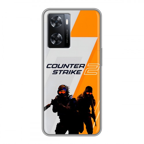 Дизайнерский силиконовый чехол для OPPO A57s Counter Strike