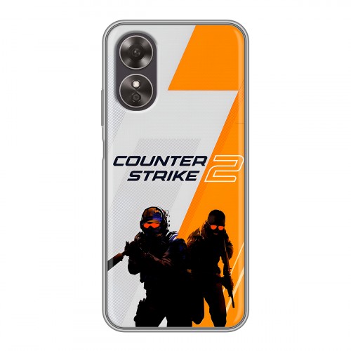 Дизайнерский пластиковый чехол для OPPO A17 Counter Strike