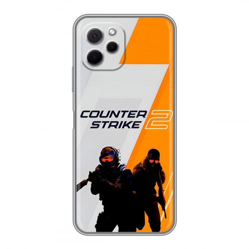 Дизайнерский силиконовый с усиленными углами чехол для Huawei Nova Y61 Counter Strike