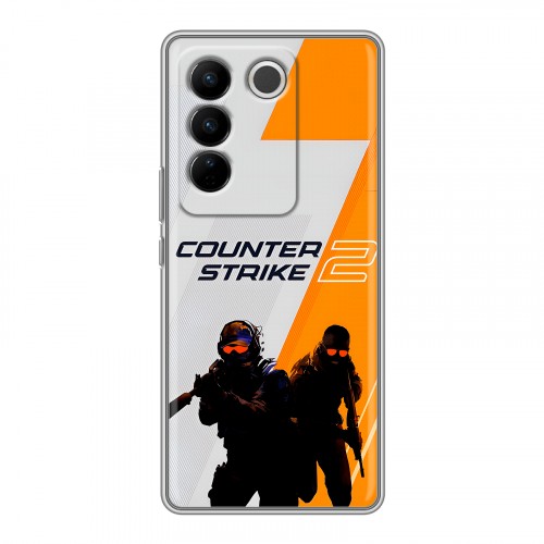 Дизайнерский силиконовый чехол для Vivo V27 Counter Strike