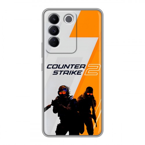 Дизайнерский силиконовый чехол для Vivo V27e Counter Strike