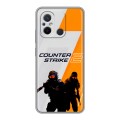 Дизайнерский силиконовый чехол для Xiaomi RedMi 12C Counter Strike