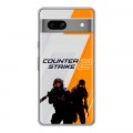 Дизайнерский силиконовый чехол для Google Pixel 7A Counter Strike