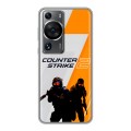 Дизайнерский силиконовый чехол для Huawei P60 Counter Strike