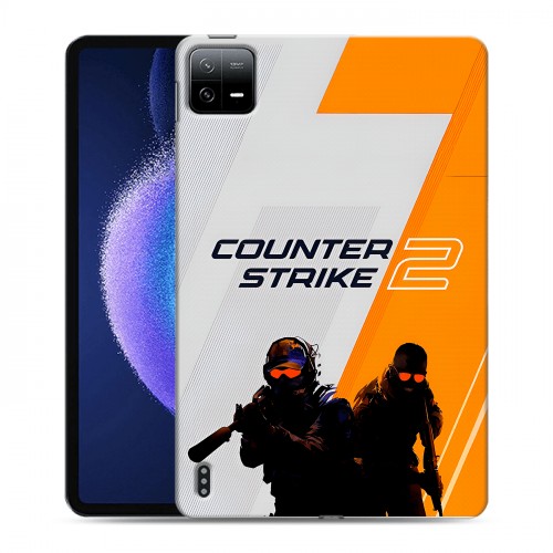 Дизайнерский силиконовый чехол для Xiaomi Pad 6 Counter Strike