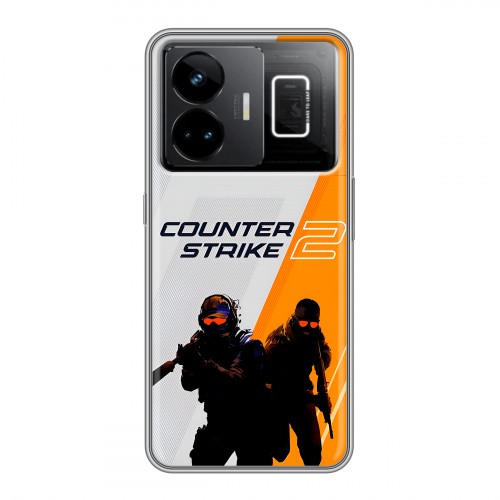 Дизайнерский силиконовый чехол для Realme GT3 Counter Strike