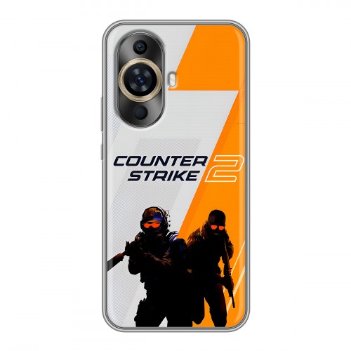 Дизайнерский силиконовый с усиленными углами чехол для Huawei Nova 11 Counter Strike