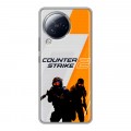 Дизайнерский силиконовый чехол для Xiaomi Civi 3 Counter Strike