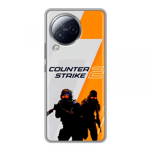 Дизайнерский силиконовый чехол для Xiaomi Civi 3 Counter Strike