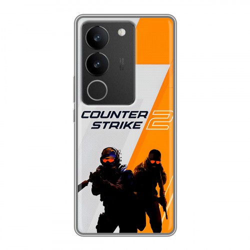 Дизайнерский силиконовый чехол для Vivo S17 Counter Strike