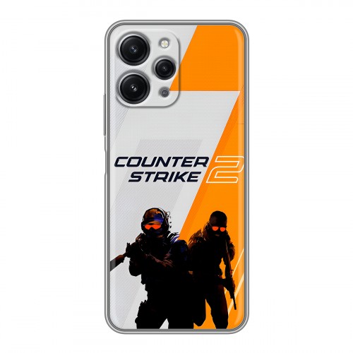 Дизайнерский силиконовый чехол для Xiaomi RedMi 12 Counter Strike
