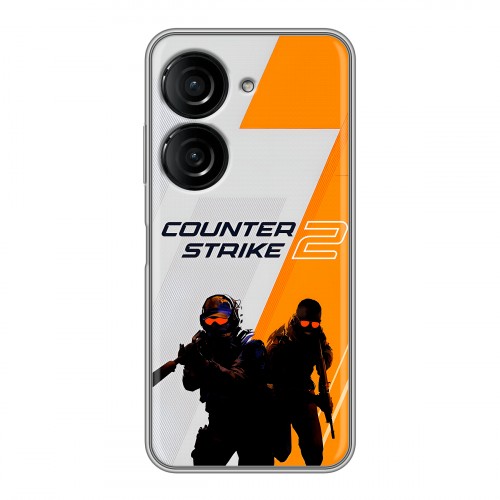 Дизайнерский силиконовый чехол для ASUS ZenFone 9 Counter Strike