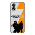Дизайнерский силиконовый чехол для OPPO A38 4G Counter Strike