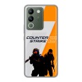 Дизайнерский силиконовый чехол для Vivo V29e Counter Strike