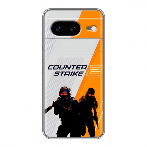 Дизайнерский силиконовый чехол для Google Pixel 8 Counter Strike