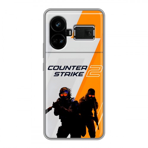 Дизайнерский силиконовый чехол для Realme GT5 Counter Strike