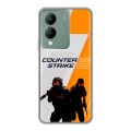 Дизайнерский силиконовый с усиленными углами чехол для Vivo Y17s Counter Strike