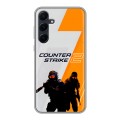 Дизайнерский силиконовый чехол для Samsung Galaxy A55 Counter Strike