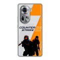 Дизайнерский силиконовый чехол для OPPO Reno 11 Counter Strike