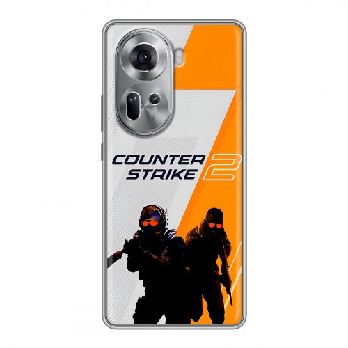 Дизайнерский силиконовый чехол для OPPO Reno 11 Counter Strike